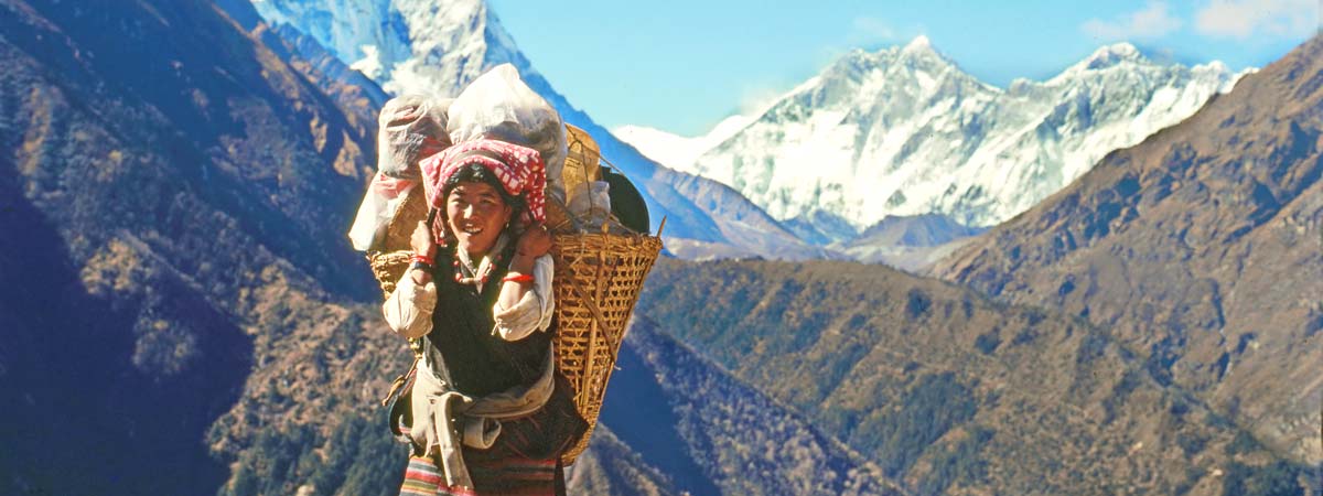 Traditional economy of the Sherpas